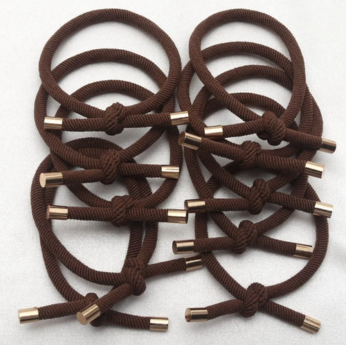 10/14/20Pieces Hair Tie Elastics Knotted Hair Ties Ponytail Holders